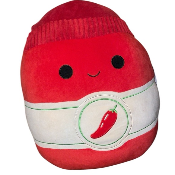 •SQUISHMALLOW•NWT 19" SRIRACHA "ILLIA" THE HOT SAUCE LARGE PLUSH STUFFED ANIMAL - Picture 1 of 10